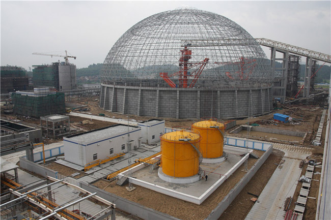 柳州发电厂网架结构