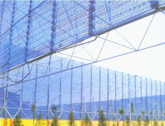 柳州环保扫风墙网架工程